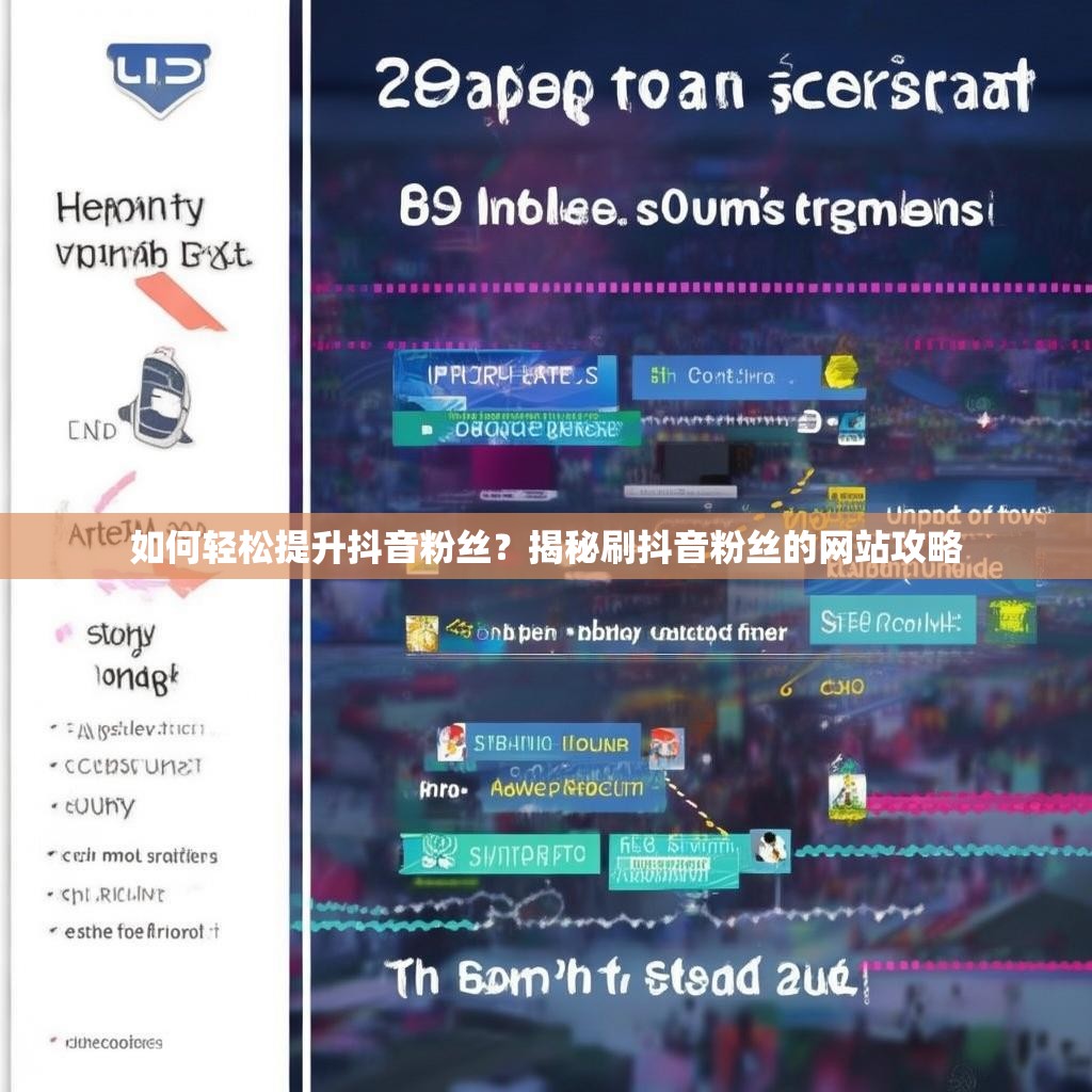如何轻松提升抖音粉丝？揭秘刷抖音粉丝的网站攻略